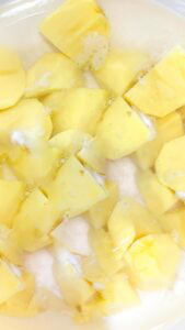 boiling potatoes