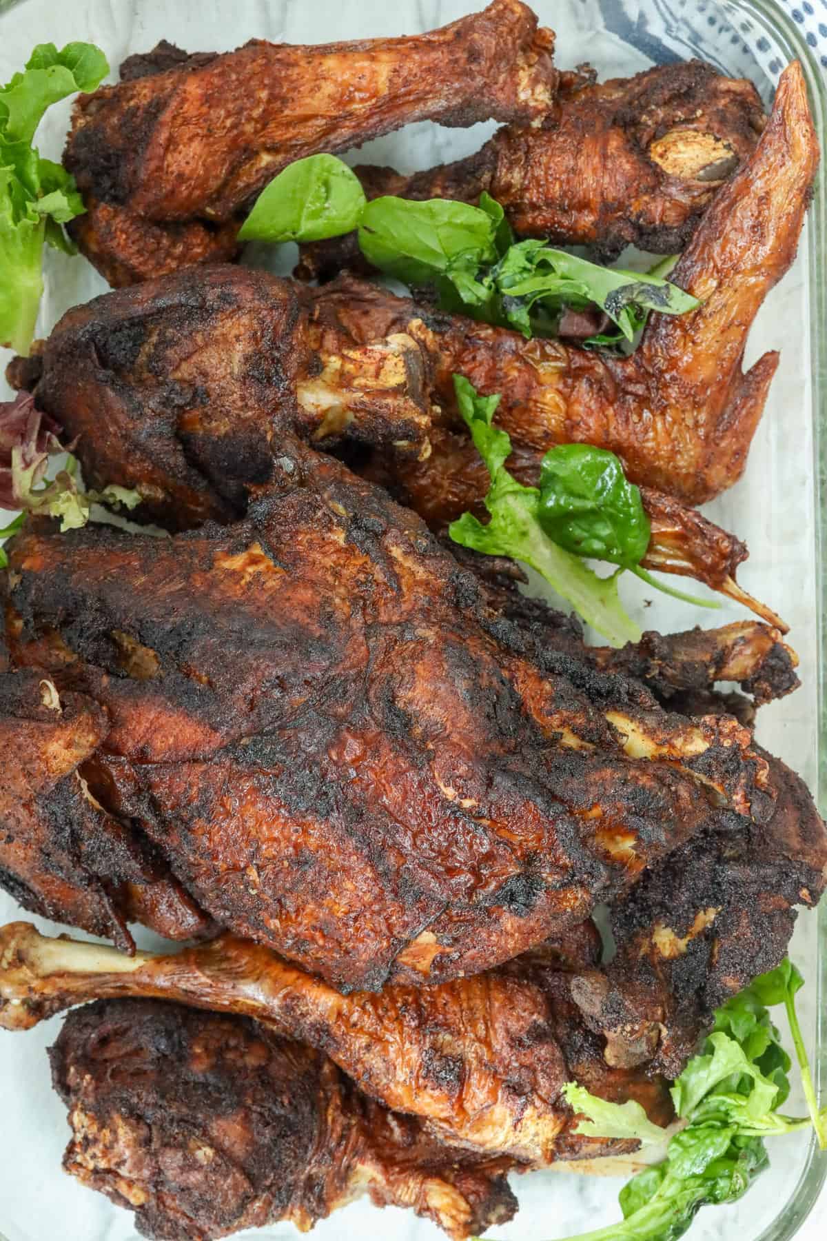 fried turkey pieces
