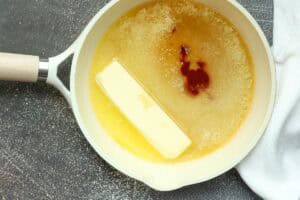 melted butter with hot sauce