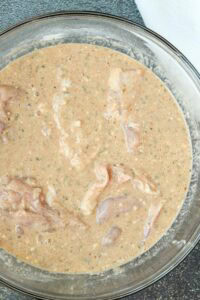marinating chicken thighs in milk mixture