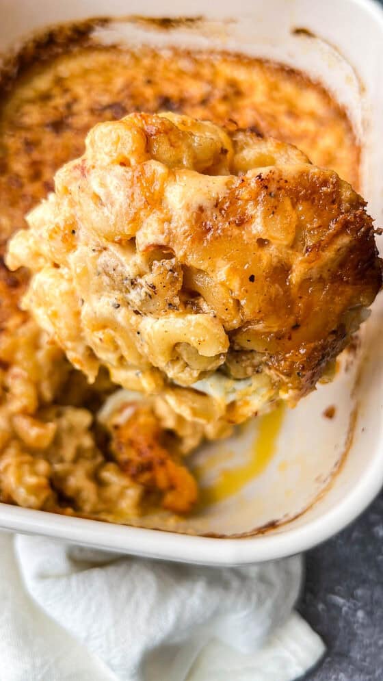 air fryer Mac and cheese lifted