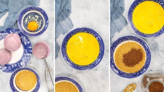 step by step guide to fry ice cream