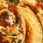 Fried Tacos Recipe Stacked on plate