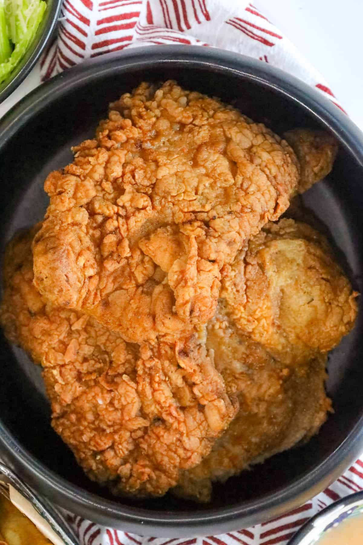 country fried steak in a bowl