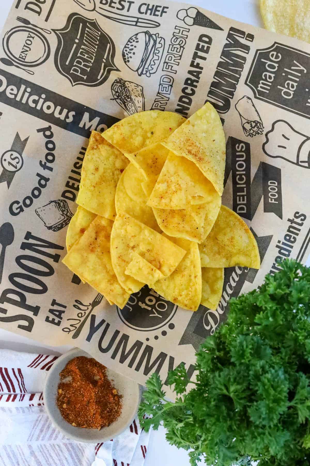 Easy Fried Corn Tortilla Chips at Home