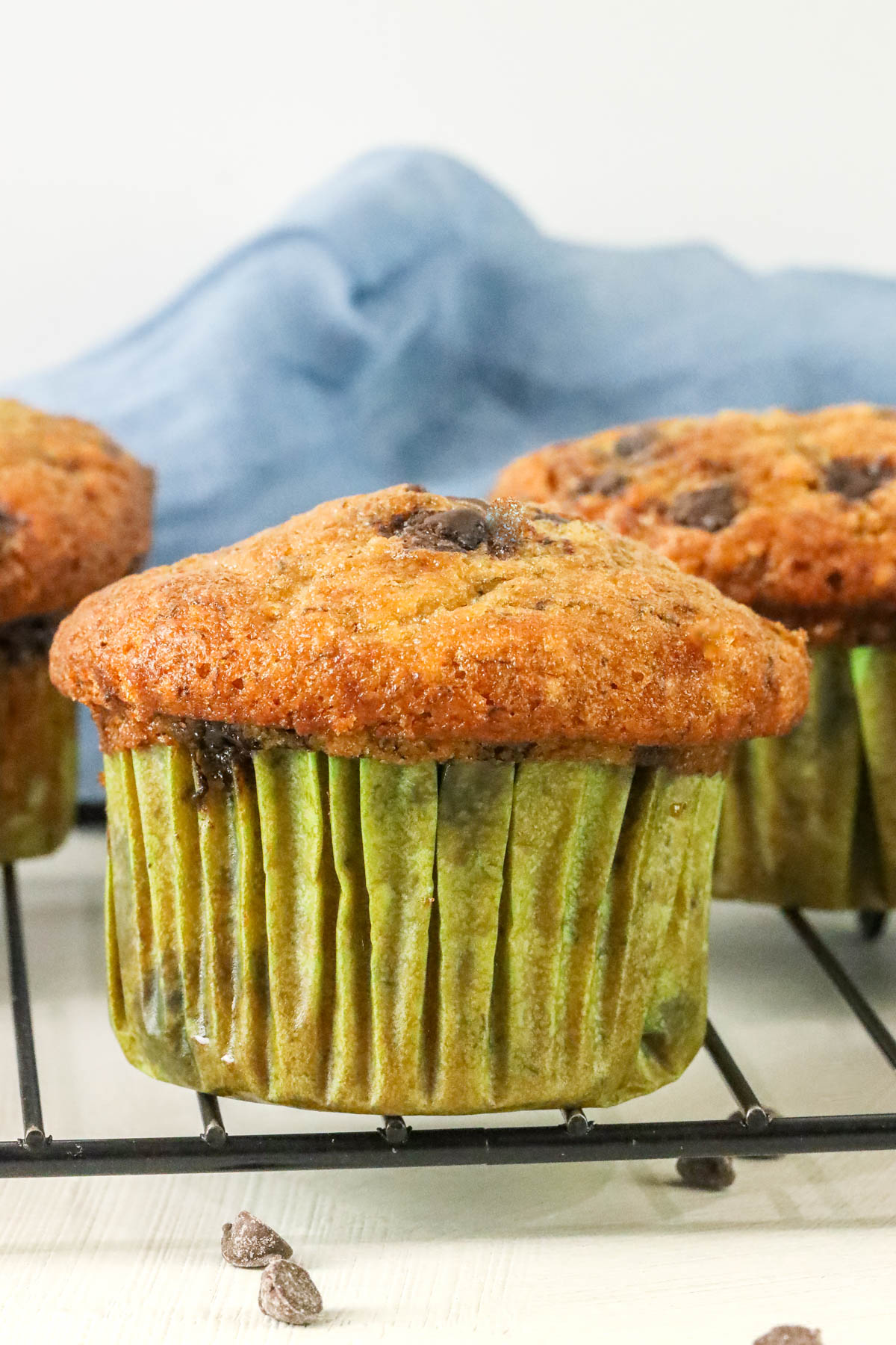 Moist Chocolate Chip Banana Muffins Recipe