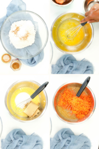 step-by-step guide to make air fryer coconut cake