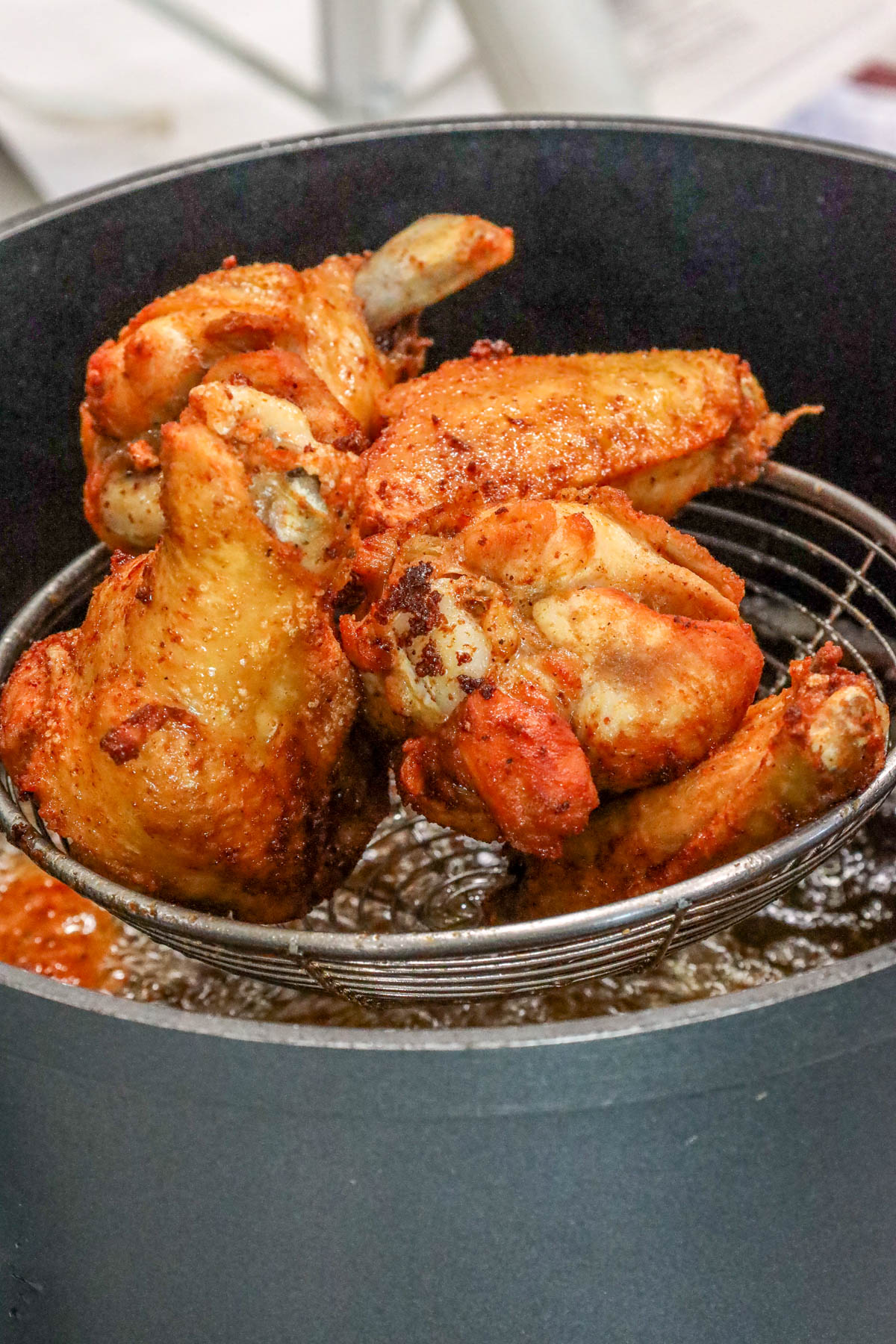 twice fried chicken wings