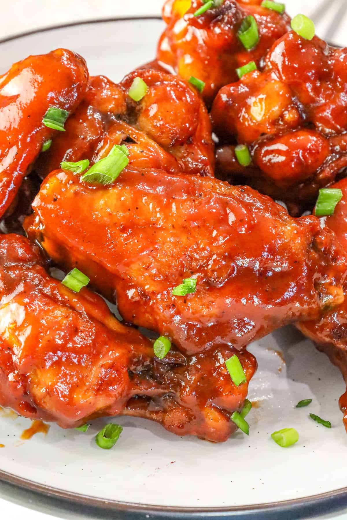 homemade twice fried bbq chicken wings