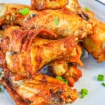 stacked no breading deep fried wings