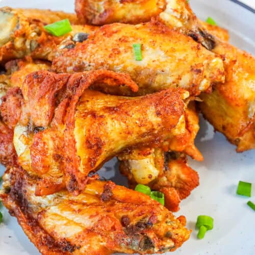 stacked no breading deep fried wings